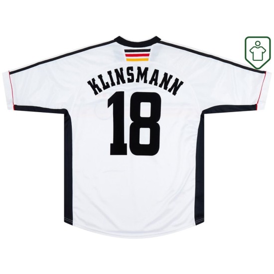 Maglia retrò Germania 1998/00 casa da uomo Klinsmann #18