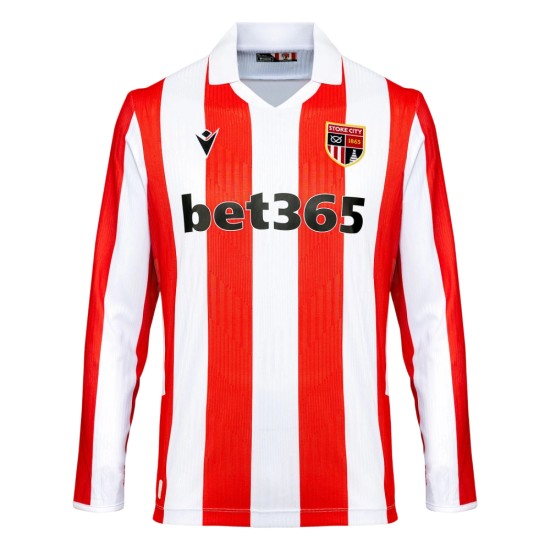 Maglia Home Stoke City 2026/27 Maniche Lunghe Uomo