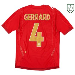 Maglia retrò Inghilterra 2006/08 trasferta da uomo Gerrard #4