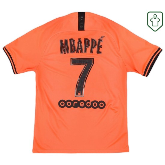Uomo Maglia retro trasferta PSG 2019/20 Mbappe #7