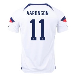 Brenden Aaronson #11 USMNT Maglia Casa Coppa del Mondo 2022