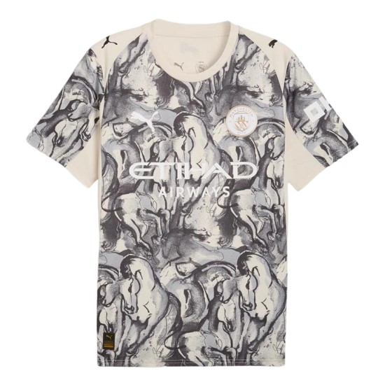 Maglia Pre-Match Anno del Cavallo Manchester City 2026 Donna Maglia Pre-Match Anno del Cavallo Manchester City 2026 Donna