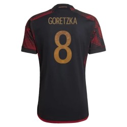 Leon Goretzka #8 Germania Maglia Trasferta Coppa del Mondo 2022