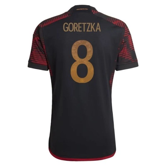 Leon Goretzka #8 Germania Maglia Trasferta Coppa del Mondo 2022