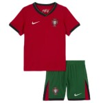 Maglia+Pantaloncini Casa Bambini Portogallo EURO 2024 Maglia+Pantaloncini Casa Bambini Portogallo EURO 2024