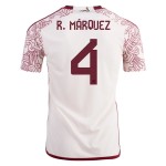 Rafael Marquez #4 Messico Maglia Trasferta Coppa del Mondo 2022