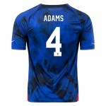 Tyler Adams #4 USMNT Maglia Trasferta Coppa del Mondo 2022