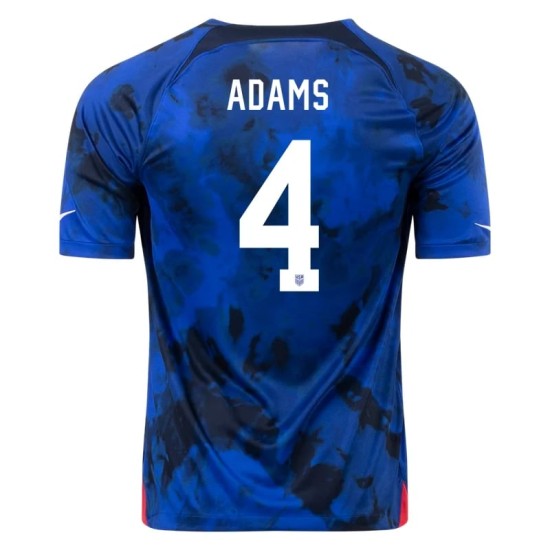Tyler Adams #4 USMNT Maglia Trasferta Coppa del Mondo 2022