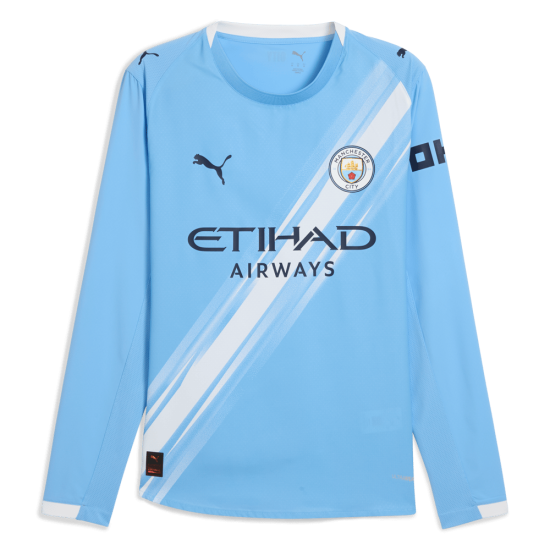 Maglia Home Manica Lunga Manchester City 2025/26 Uomo Maglia Home Manica Lunga Manchester City 2025/26 Uomo