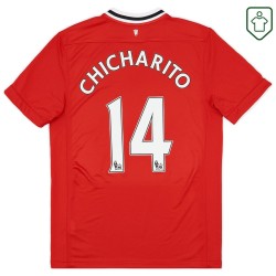 Maglia retrò casa uomo Manchester United 2011/12 Chicharito #14
