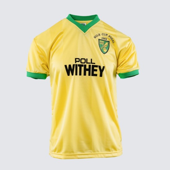 Maglia Retrò Finale Milk Cup Casa Norwich City Uomo 1985
