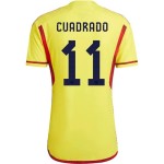 Juan Cuadrado #11 Colombia Maglia Casa Coppa del Mondo 2022 Juan Cuadrado #11 Colombia Maglia Casa Coppa del Mondo 2022