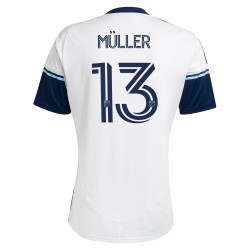 Maglia Casa Vancouver Whitecaps FC 2025 Uomo - Müller #13