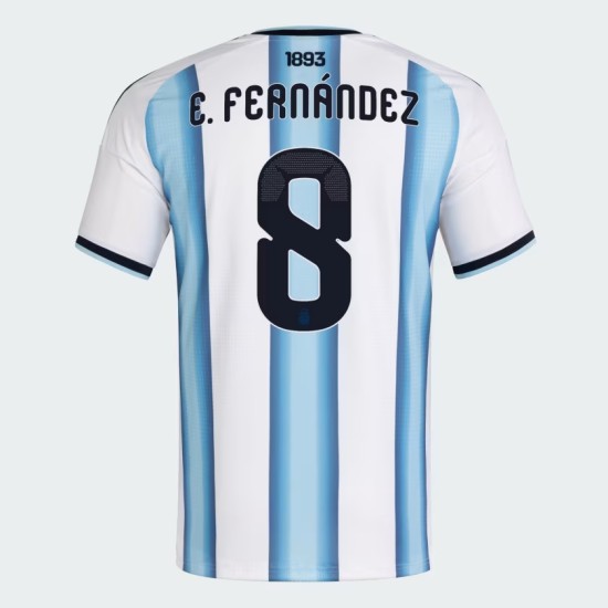 Maglia Ufficiale Casa Argentina 2026 Uomo E. FERNÁNDEZ #8
