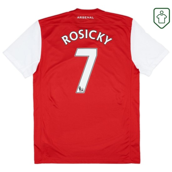 Maglia retrò casa uomo Arsenal 2011/12 Rosicky #7