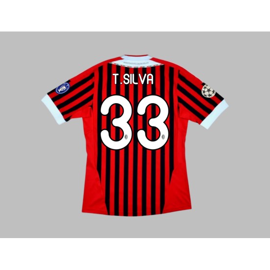 Maglia Bambino T.SILVA Milan 2011/12 Casa Maglia Bambino T.SILVA Milan 2011/12 Casa