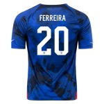 Jesus Ferreira #20 USMNT Maglia Trasferta Coppa del Mondo 2022