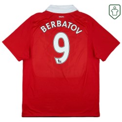 Maglia retrò casa uomo Manchester United 2010/11 Berbatov #9