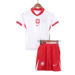 Maglia+Pantaloncini Casa Bambini Polonia EURO 2024