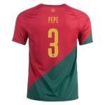 Maglia Casa Pepe #3 Portogallo Coppa del Mondo 2022