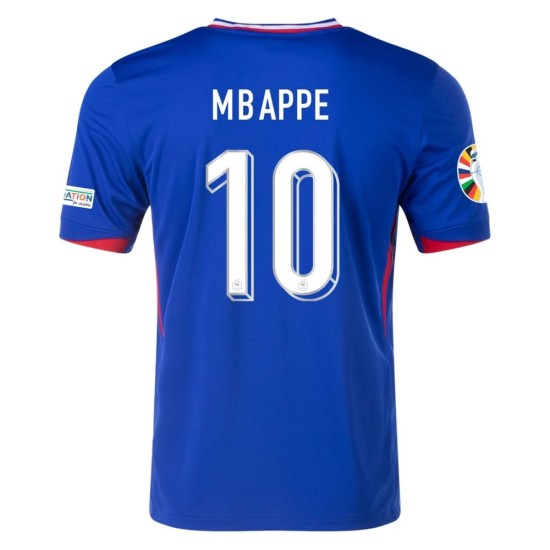 Maglia Casa Kylian Mbappe #10 Francia EURO 2024 Maglia Casa Kylian Mbappe #10 Francia EURO 2024