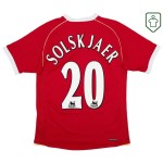 Maglia retrò casa uomo Manchester United 2006/07 Solsjkaer #20 Maglia retrò casa uomo Manchester United 2006/07 Solsjkaer #20