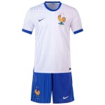 Maglia+Pantaloncini Trasferta Bambini Francia EURO 2024 Maglia+Pantaloncini Trasferta Bambini Francia EURO 2024