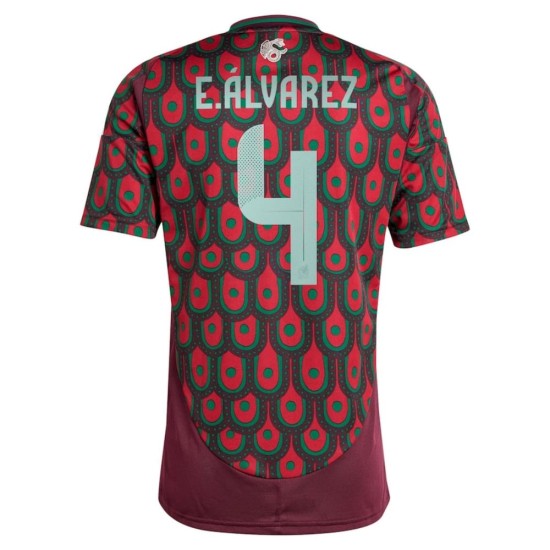 Maglia Casa Edson Alvarez #4 Messico Copa America 2024 Maglia Casa Edson Alvarez #4 Messico Copa America 2024
