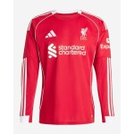 Maglia Casa Manica Lunga Liverpool Uomo 2025/26 Maglia Casa Manica Lunga Liverpool Uomo 2025/26