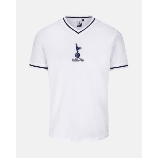 Maglia Retrò Finale FA Cup Casa Tottenham Hotspur Uomo 1981 #6 Maglia Retrò Finale FA Cup Casa Tottenham Hotspur Uomo 1981 #6
