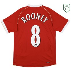 Maglia retrò casa uomo Manchester United 2006/07 Rooney #8