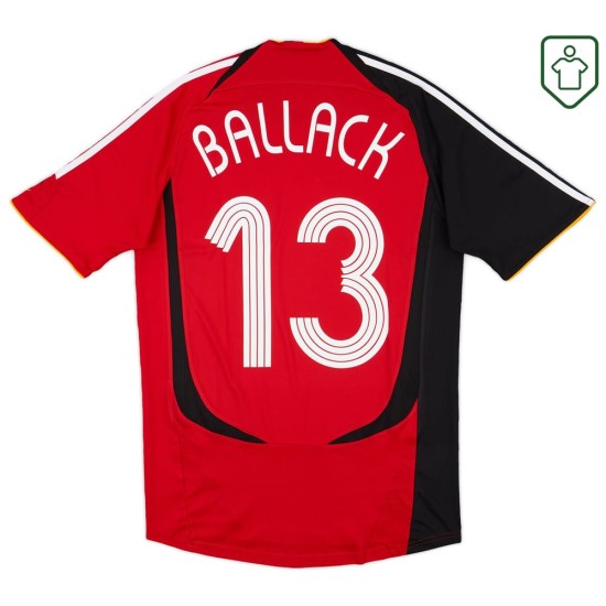 Maglia retrò Germania 2005/07 trasferta da uomo Ballack #13