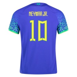 Neymar #10 Brasile Maglia Trasferta Coppa del Mondo 2022