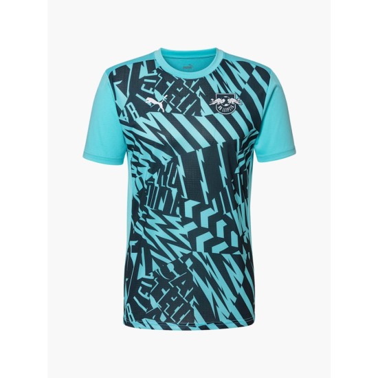 Maglia Pre Partita Third RB Leipzig Uomo 2024/25 - Blu  