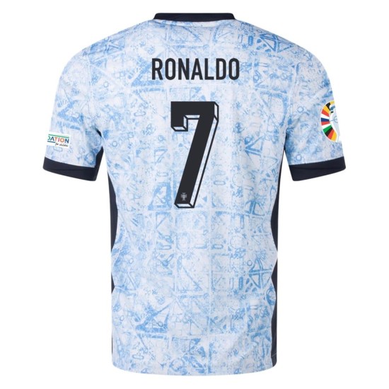 Maglia Trasferta Cristiano Ronaldo #7 Portogallo EURO 2024