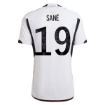 Leroy Sane #19 Germania Maglia Casa Coppa del Mondo 2022