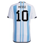 Lionel Messi #10 Argentina Maglia Casa Coppa del Mondo 2022