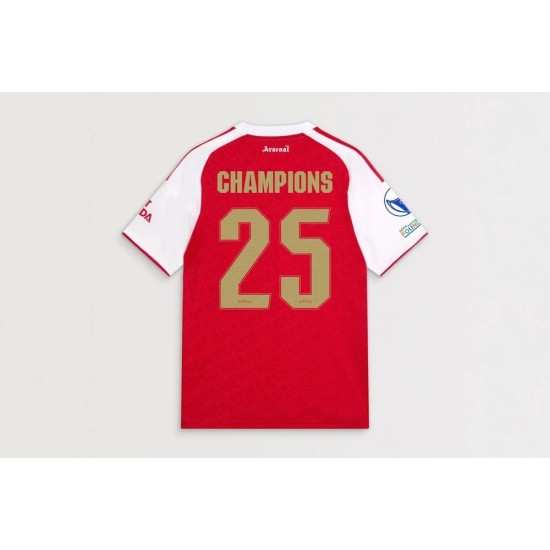 Maglia Donna Arsenal 2025/26 Home Campioni UWCL