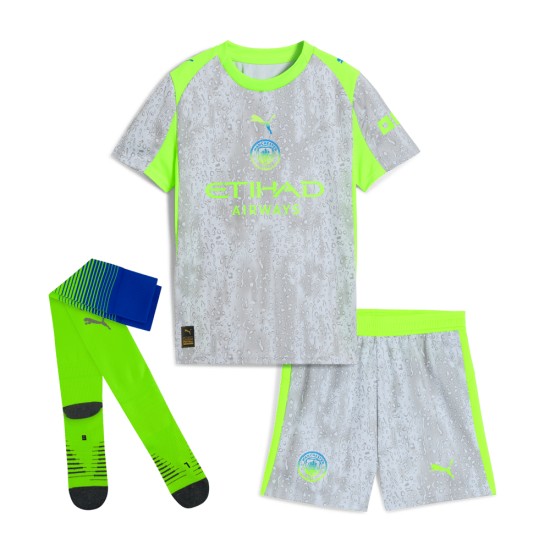 Bambino Manchester City 2025/26 Terza Kit