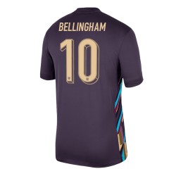 Maglia Trasferta Jude Bellingham #10 Inghilterra EURO 2024