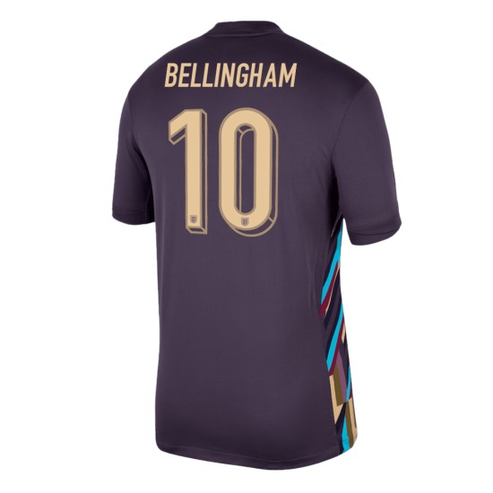 Maglia Trasferta Jude Bellingham #10 Inghilterra EURO 2024