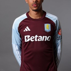 Maglia Manica Lunga Casa Aston Villa 2025/26 Uomo