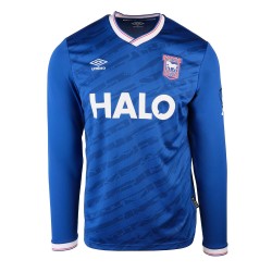Uomo Ipswich Town 2025/26 Maglia Casa Manica Lunga