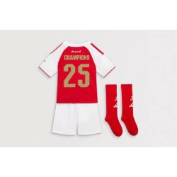 Kit Bambino Arsenal 2025/26 Home Campioni UWCL
