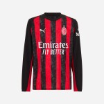 Uomo Milan Maglia Manica Lunga Casa 2025/26