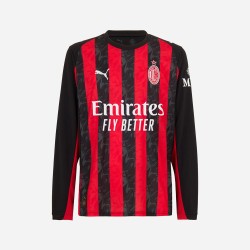 Uomo Milan Maglia Manica Lunga Casa 2025/26