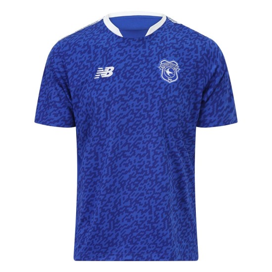 Maglia riscaldamento casa Cardiff City 2025/26 uomo