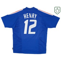 Maglia retrò Francia 2002/04 casa da uomo Henry #12
