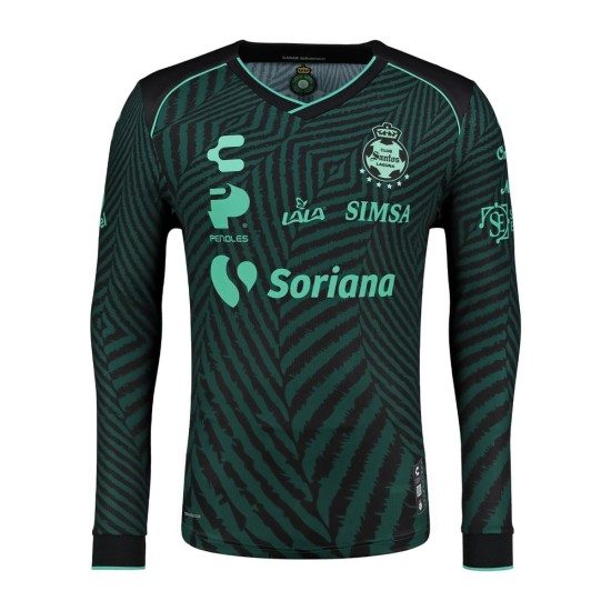 Bambino Santos Laguna 2024/25 Trasferta Maglia Manica Lunga