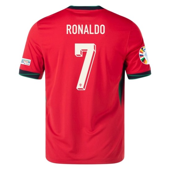 Maglia Casa Cristiano Ronaldo #7 Portogallo EURO 2024 Maglia Casa Cristiano Ronaldo #7 Portogallo EURO 2024